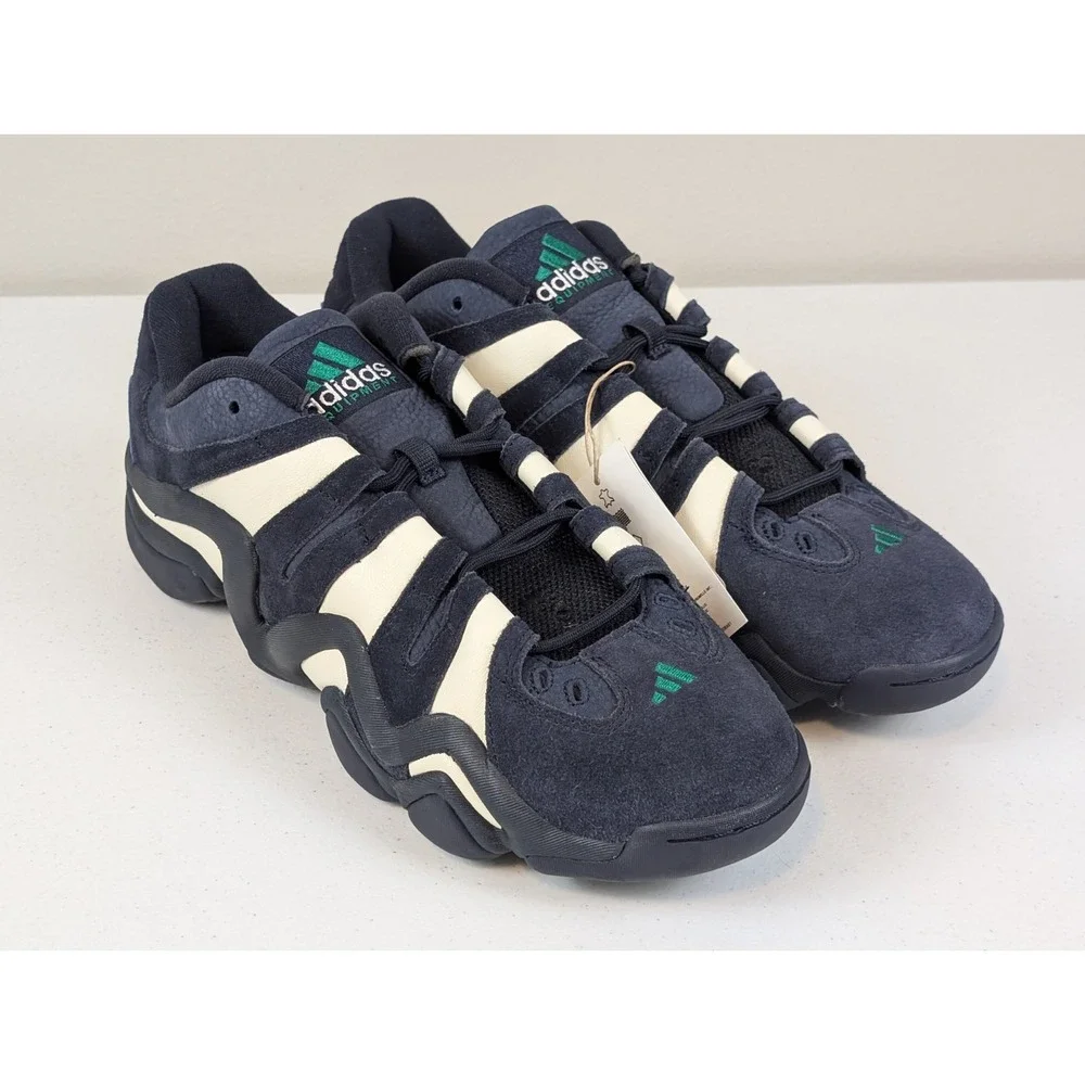 Size 14 Adidas x Hoop York City Crazy 8 Low Legend Ink Off White Core Mens